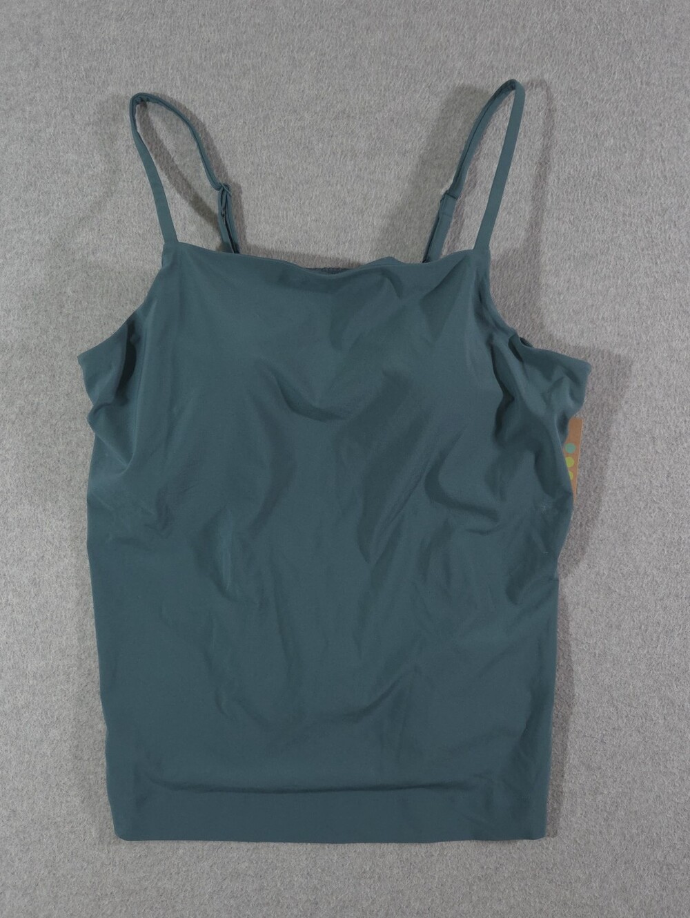 Title Nine Getaway Tank Top Women Large Strappy Green Bra Activewear Gym NWT